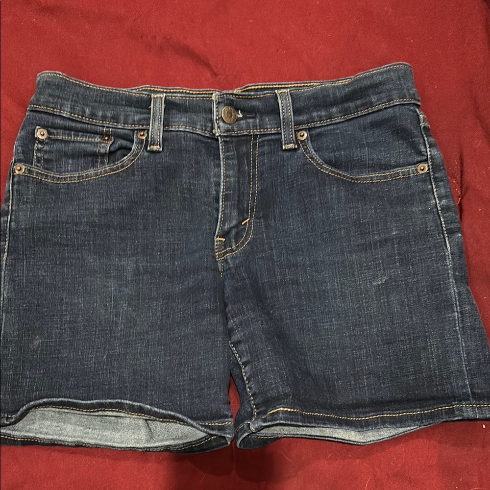 Levi's Blue Jean Shorts Classic Casual Style